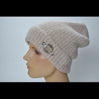 Шапка Vizio 1416 CRYO кашемир кремовая брелок