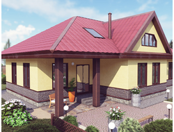 Дом из несъемной опалубки - Проект №2