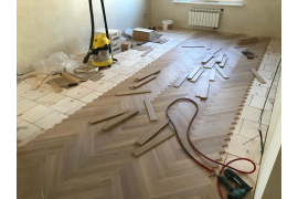 Монтаж ламината, паркета и линолеума