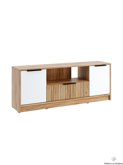 ИВИС ТВ-тумба ТМ-001 Дуб Крафт золотой / Белый