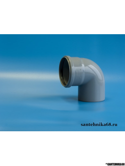 Отвод угол канализационный ПП 32 40 50 110 под 87гр. (90гр.) Политэк