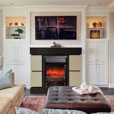 Электрокамин Норман BL-SL с очагом Fobos