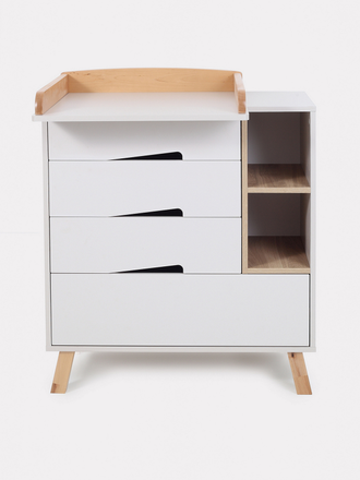 Комод пеленальный Rant Lago Pro 800/4 Crystal beige