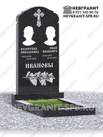 Вертикальный памятник ДГ-11 габбро