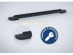 Пороги на Nissan Qashqai +2 (2006-2014) Start Black