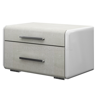 Тумба прикроватная Вива (Белый глянец)