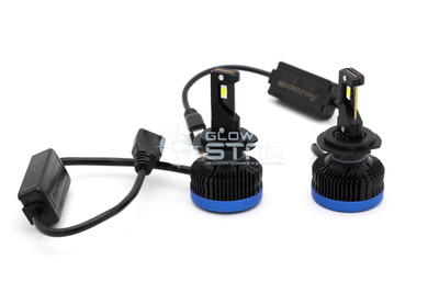 Светодиодные лампы H7 Aozoom P5 с радиатором, 12V, 35W, 6000K, чип Korea WT35