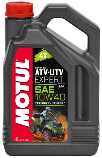 Масло для квадроциклов Motul ATV-UTV Expert 4T 10W40 (Полусинтетика) — 4Л (105939)