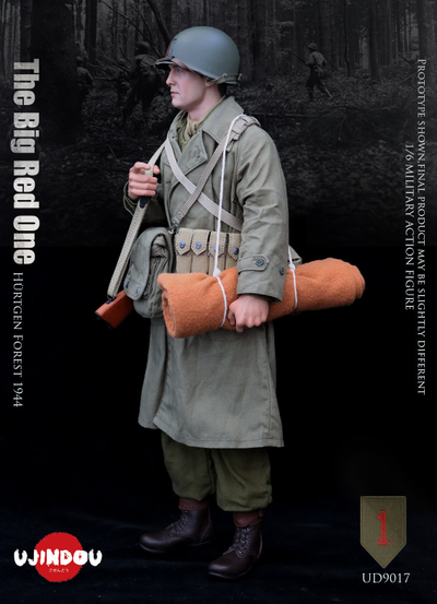 Американский боец 1-ой пехотной дивизии (Битва в Хюртгенском лесу, 1944 г) - КОЛЛЕКЦИОННАЯ ФИГУРКА 1/6 The Big Red One U.S. Army Infantryman H?rtgen Forest 1944 (UD9017) - Ujindou
