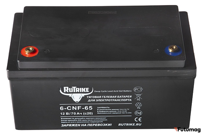 Тяговый аккумулятор RuTrike 6-CNF-65 (12V70A/H C20)