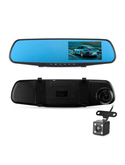 Видеорегистратор-зеркало  Vehicle Blackbox DVR Full HD с камерой заднего вида