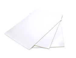 MiniWarPaint: Поливинилхлорид (ПВХ) вспененный листовой, (толщина 3 мм, 3 листа 19х29 см)