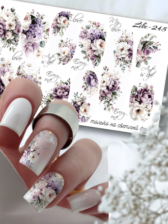 Слайдер-дизайн для ногтей LIKE-245