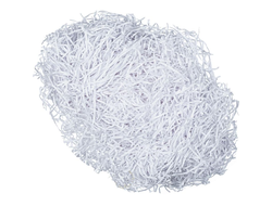 Наполнитель бумажный "БЕЛАЯ СИРЕНЬ" 2 мм (фасовка 100 грамм)