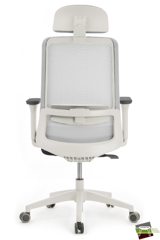 КРЕСЛО WORK W-218C СЕТКА светло-серый