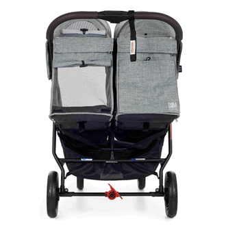 Коляска прогулочная для двойни Valco Baby Slim Twin Grey Marle