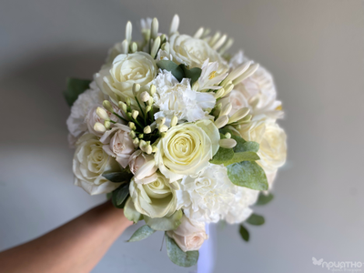 Букет невесты & Бутоньерка № 1362