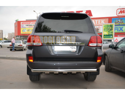 Защита заднего бампера G d76 для Toyota Land Cruiser 200 (2013-2015)