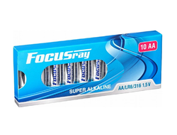 Батарейка АА FOCUSray LR6/10 SUPER ALKALINE щелочная (в упаковке 10 шт)