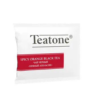 Чай чёрный ПРЯНЫЙ АПЕЛЬСИН "Teatone" в пакетиках (300 шт x 1,8 гр)