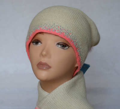 шапка Визио с помпоном и шарф фото