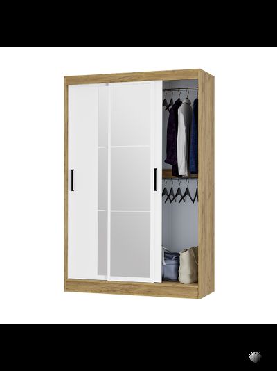 Тайм ШКК-03 шкаф-купе Крафт/Белый