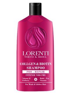 LORENTI ШАМПУНЬ для волос COLLAGEN &amp; BIOTIN, 630мл