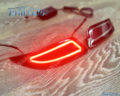 Задние фонари Toyota Camry 55 14-17 в бампер LED черные