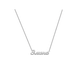Кулон - подвеска с именем Элина из белого золота 585 пробы