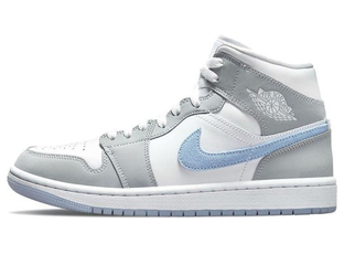 Nike Air Jordan 1 Mid Aluminum Wolf Grey