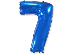 Фольгированная цифра-Синяя