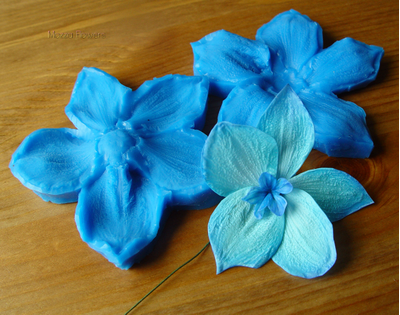 "Лепестки дельфиниума" Силиконовый молд (вайнер)