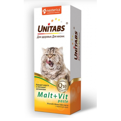 Витаминно-минеральный комплекс для кошек Malt+Vit с таурином, 120 мл