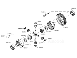 Дифференциал в сборе EB-695 6217.02.01.00
