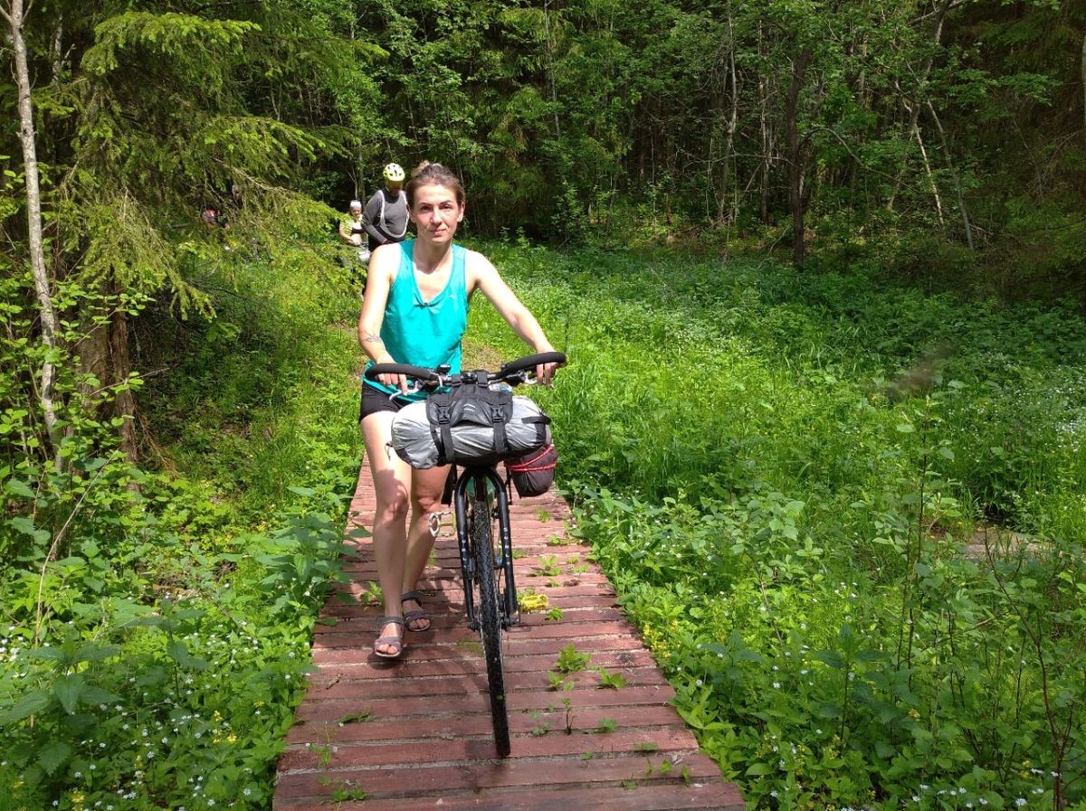 Группа велопохода "от Валдая до Селигера"