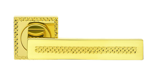 Дверные ручки Morelli Luxury MIRROR HM OTL/7 Цвет - Золото