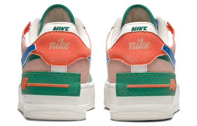 Кроссовки Nike Womens Air Force 1 Shadow Sail Green Noise  низкие