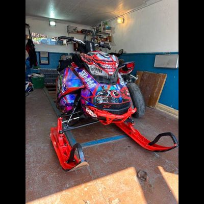 Наклейки на снегоход SKI DOO summit T3 2013 2014 2015 JOKER #3047-T3