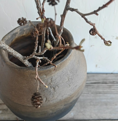 Ваза керамика для цветов и сухоцветов