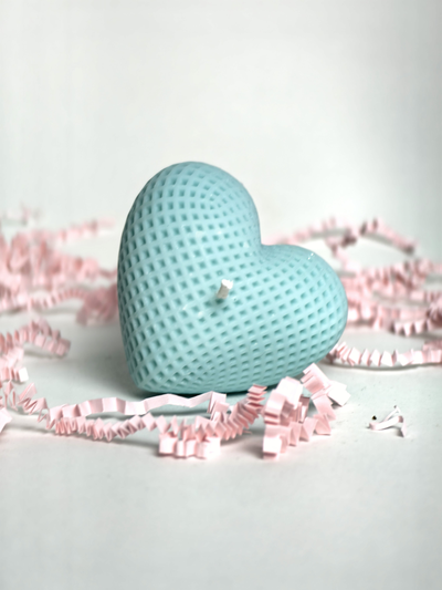 Свеча "Сердце" Мята