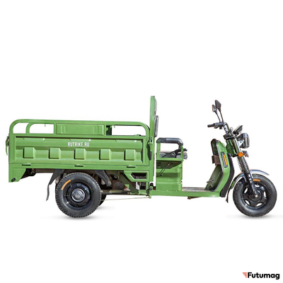 Грузовой электротрицикл Rutrike Маяк 1500 60V1000W зеленый