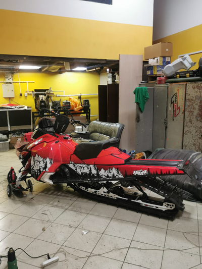 Наклейки на снегоход горы ёлки SKI DOO 2014 - 2016