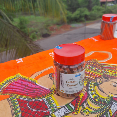 Натуральные ароматические благовония безосновные (палочки 100 грамм) "Golden Kasturi" ЭКСКЛЮЗИВНЫЕ ВОЛШЕБНЫЕ благовония ручной работы , направленные на очищение и энергетическое восстановление