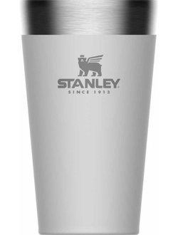 Термостакан STANLEY Adventure Stacking Vacuum Pint, 0.47л, белый