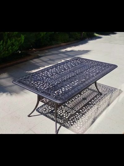 Обеденная группа из литого алюминия Louis 8