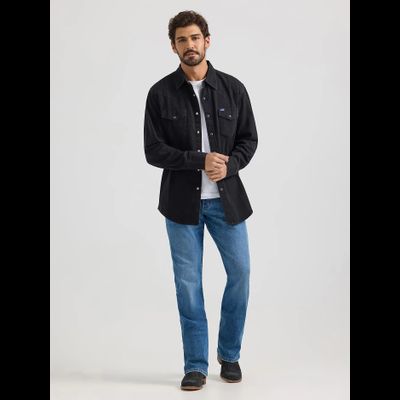 Рубашка Wrangler® Classic Denim Western Snap Shirt