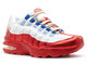 Nike Air Max 95 (Красные с белым) сбоку