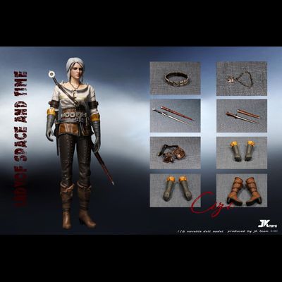 Цири (Цирилла, The Witcher III) - КОЛЛЕКЦИОННАЯ ФИГУРКА 1/6 Lady of space and time Ciri (K-001) - JKTOYS