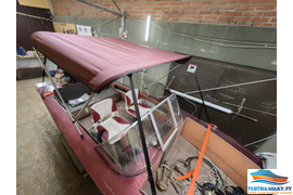 Бимини топ Прогресс 2 м бордовый акрил