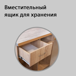 (ДРЛД-06) Прилавок рабочий "SOLID" с полкой, выкатной